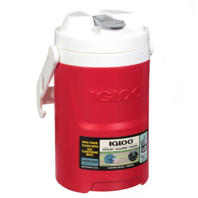 IGLOO LAGUNA 1.9L (1/2 GALLON) Beverage Cooler Jug RED
